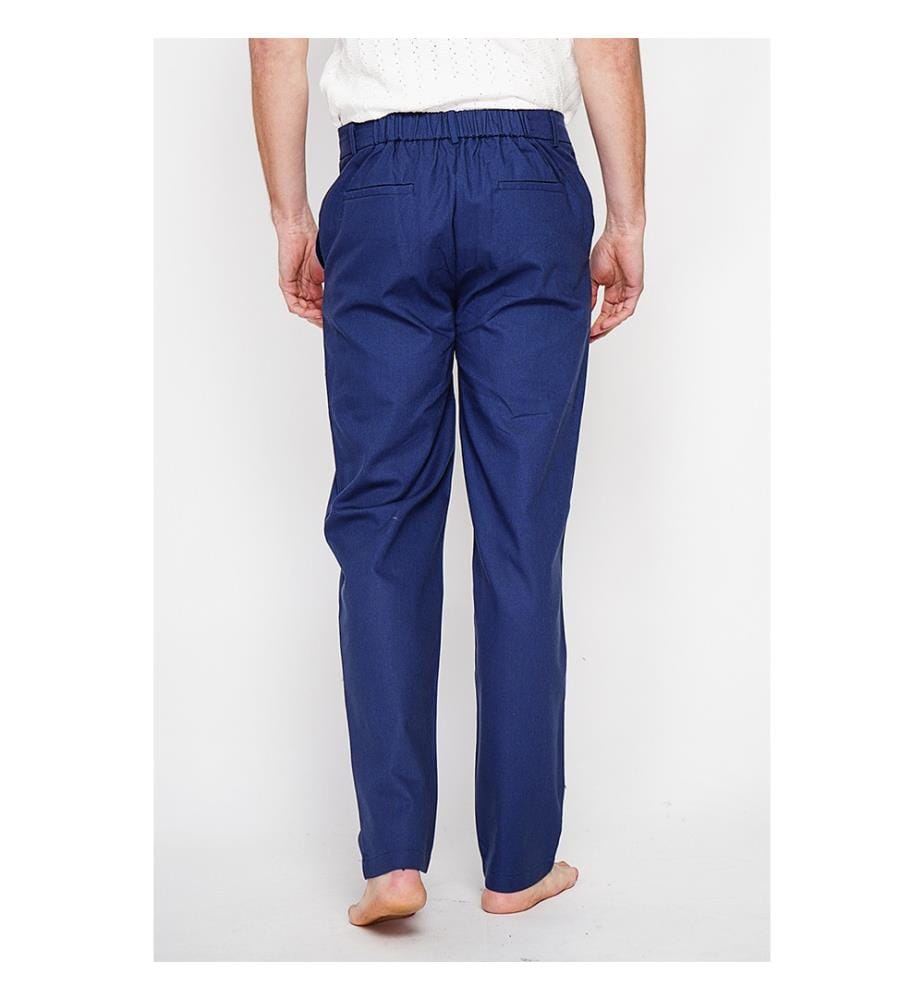 Gerade geschnittene Hose - Marine