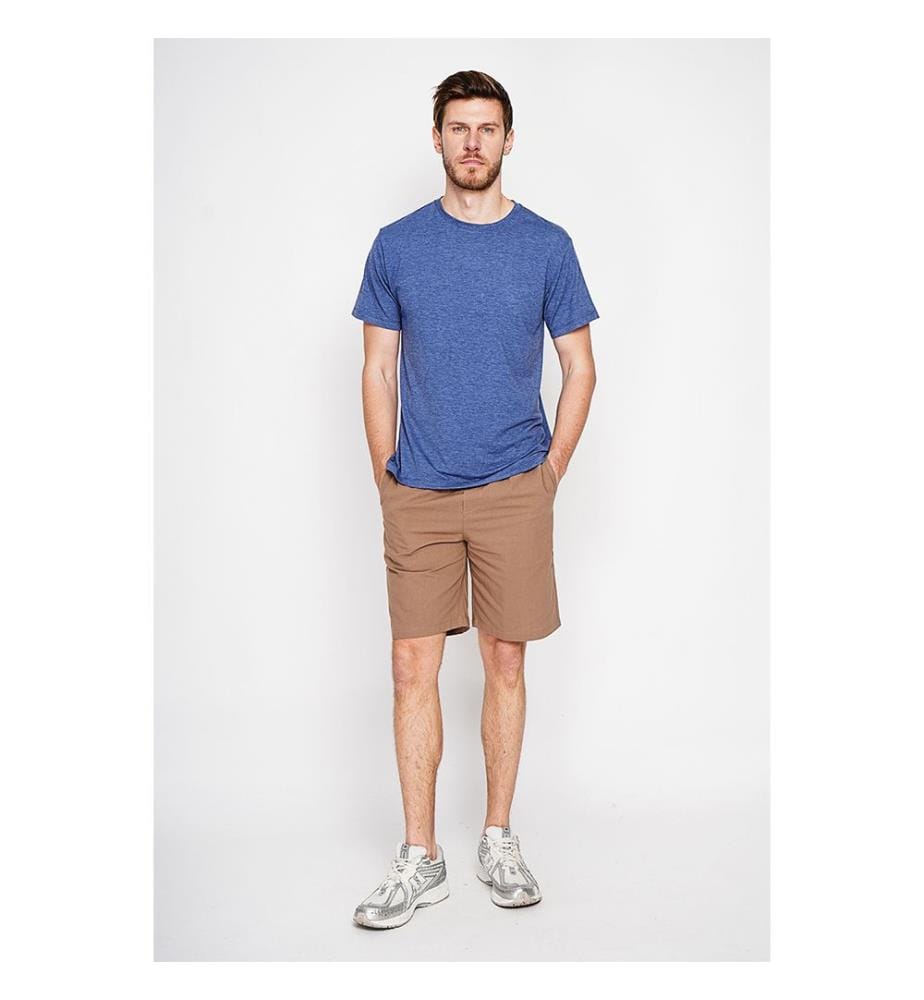 T-Shirt mit Rundhalsausschnitt - Marine