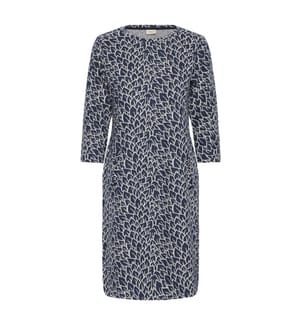 Robe - Bleu marine imprimé