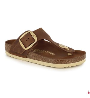 Flip-Flops Gizeh Big Buckle - Hellbraun