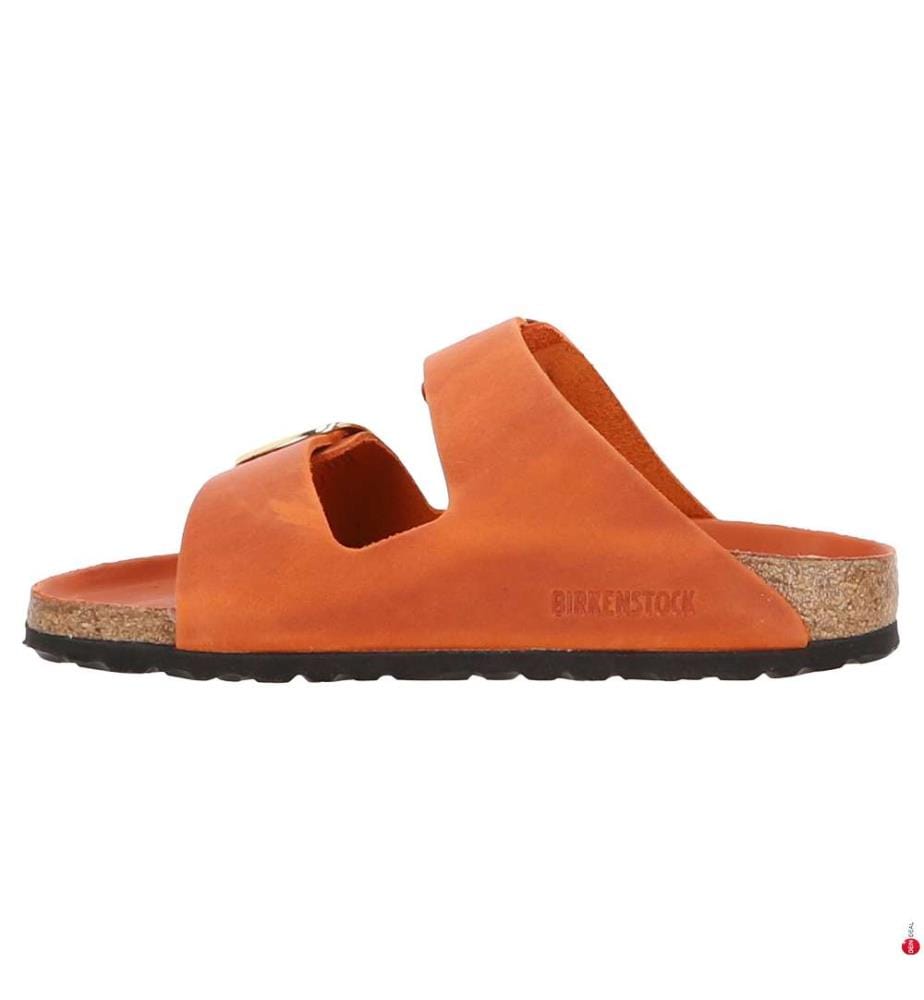 Pantoletten „Arizona Big Buckle“ - Braun