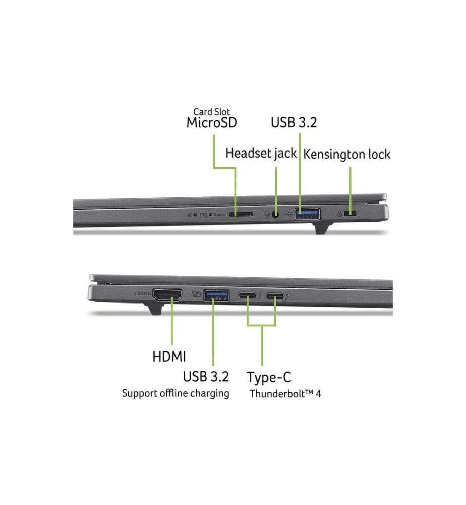 Acer Notebook Aspire 16 AI OLED(A16-52M-53Y8)U5 226 V,16 GB,512GB