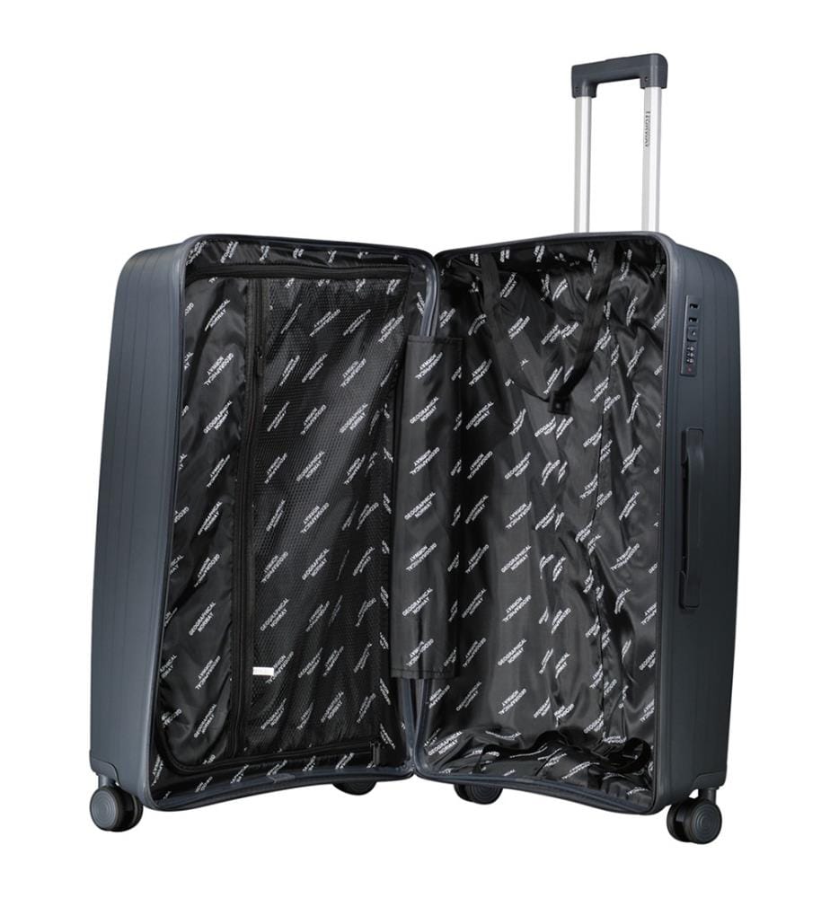 Set aus 4 lösbaren Koffern - Dunkelgrau