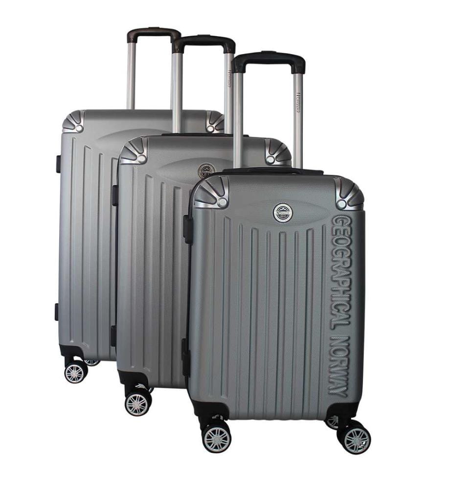 3er-Set Koffer Softless - Silber