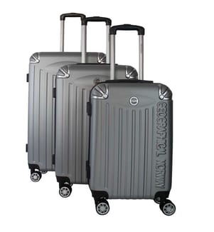 3er-Set Koffer Softless - Silber