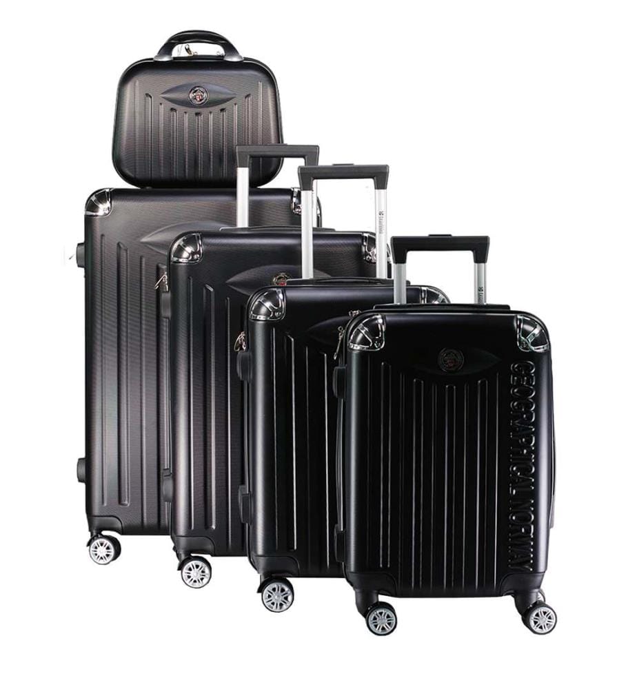 5er Set Koffern Softless - Schwarz
