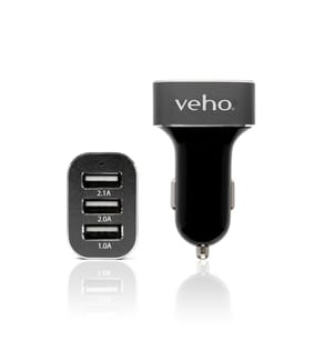 Chargeur de voiture triple USB 5V 5.1A