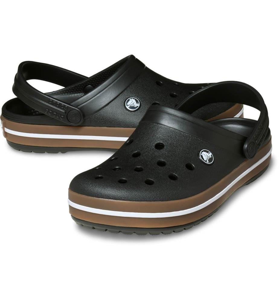 Sabots Crocband Gum - Noir et Brun