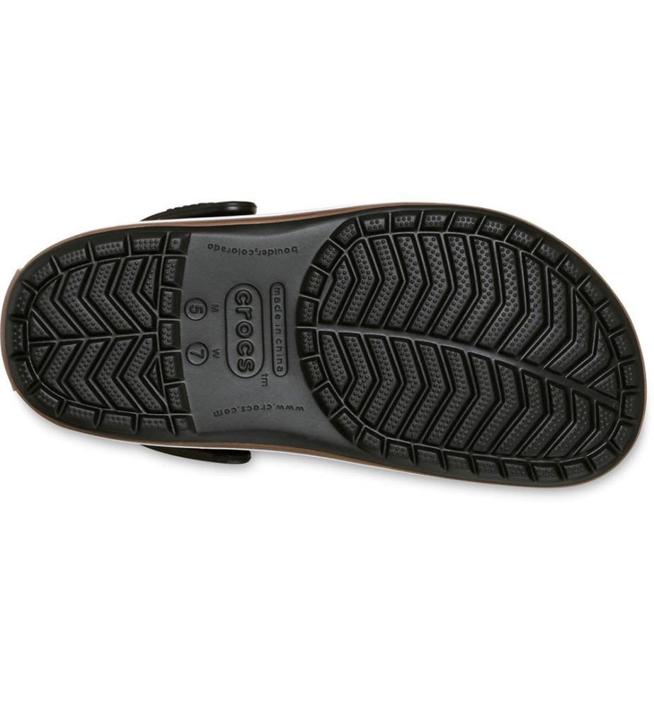 Sabots Crocband Gum - Noir et Brun