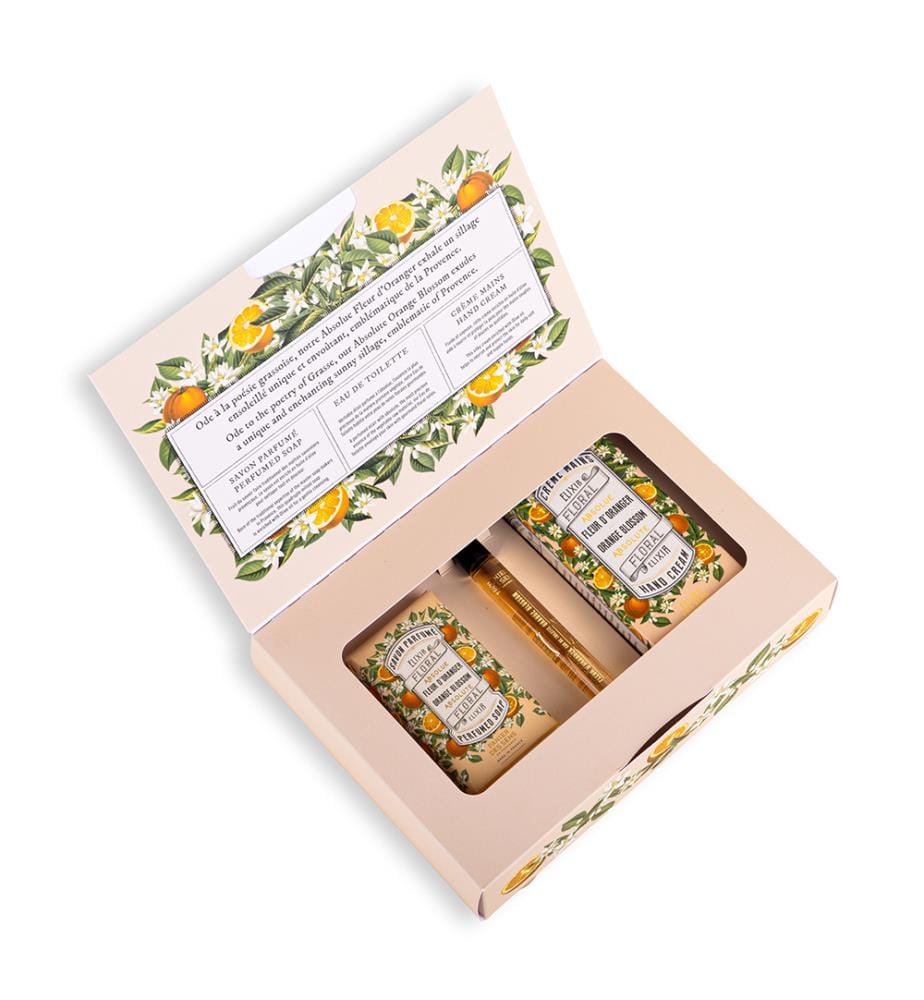 Coffret cadeau Fleur d'Orange 3 pièces