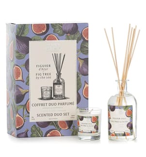 Coffret cadeau Figuier d'Azur Diffuseur de parfum et Bougie parfumée