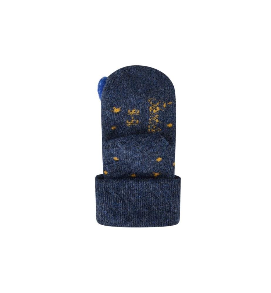 Sterntaler Rasselsocken Rakete Blau meliert