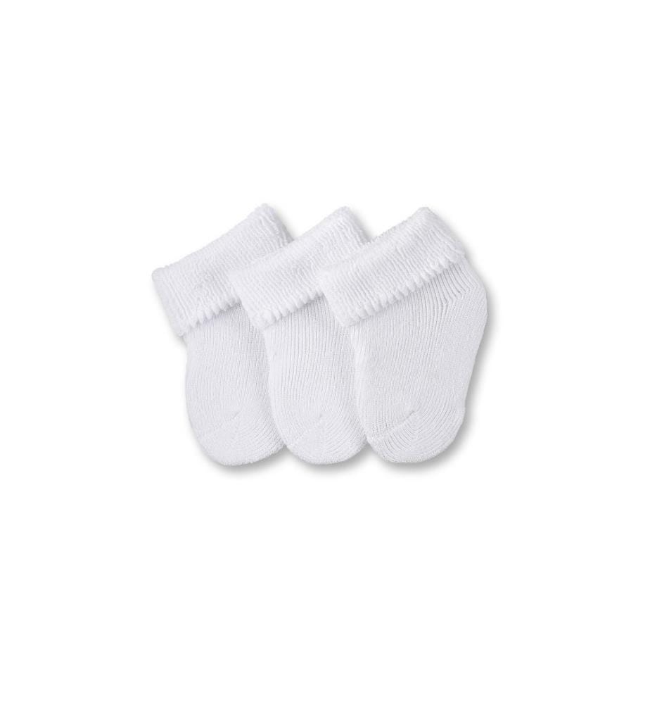 Sterntaler Socken 3er Set Weiss Gr. 50/56