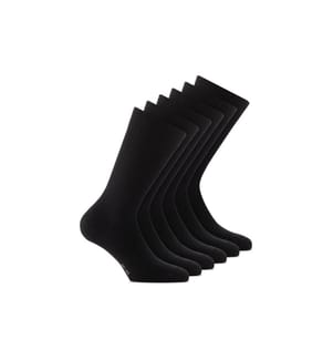 Rohner Socks Wool/ Cotton 3er Pack Anthracite, Grösse 35-38