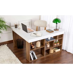 Bureau d'étude - Noyer / Blanc