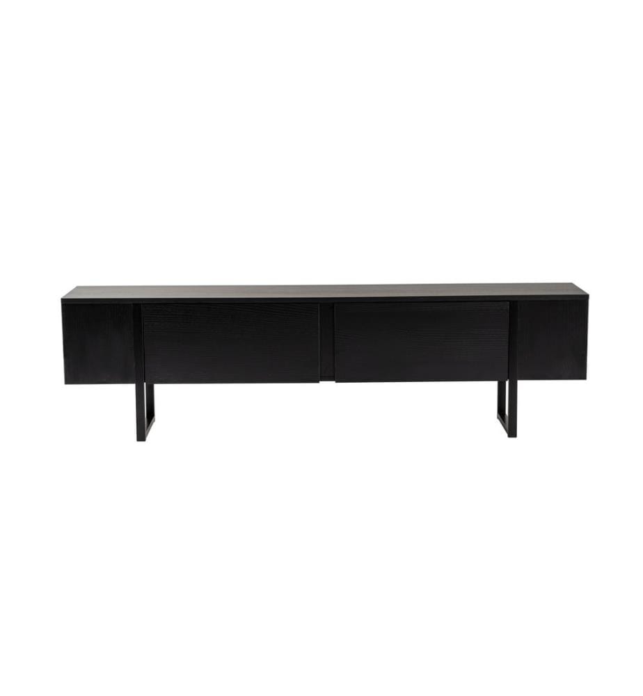 Mobile TV - Legno nero / Nero