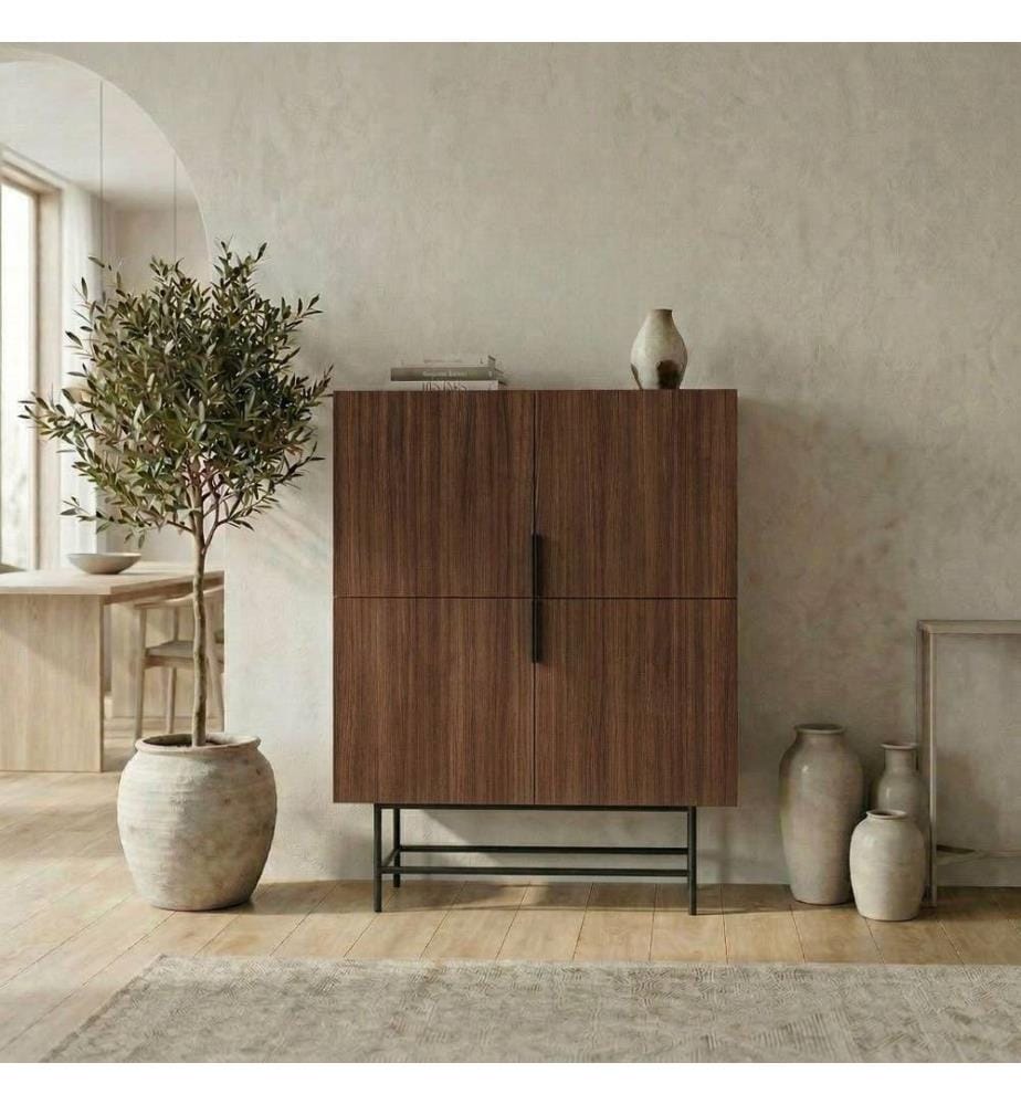 Credenza - Noce / Nero