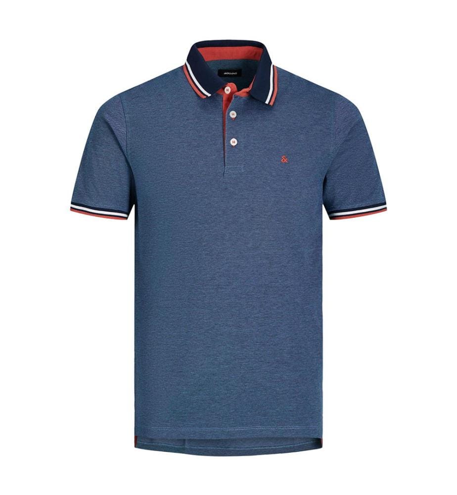 2er-Pack Poloshirts Paulos - Rot und Blau