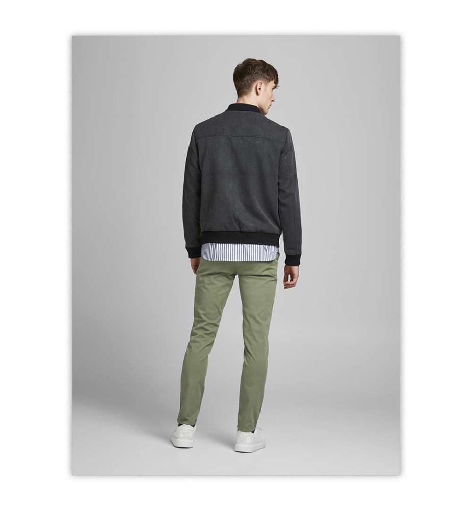 Pantalon Chino - Vert Lichen Profond