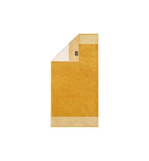 Cawö Serviette d'invité Two-Tone Stripe 30 x 50 cm, Or