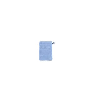 Cawö Waschhandschuh Noblesse 16 x 22 cm, Blau