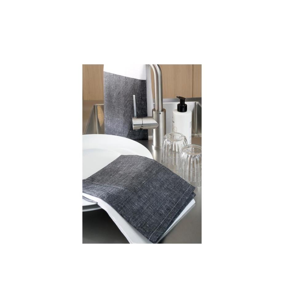 Cawö Geschirrtuch Cuisine Duo Schwarz/Weiss