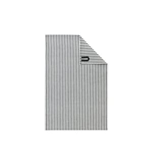 Cawö Geschirrtuch Zoom Streifen Schwarz/Weiss