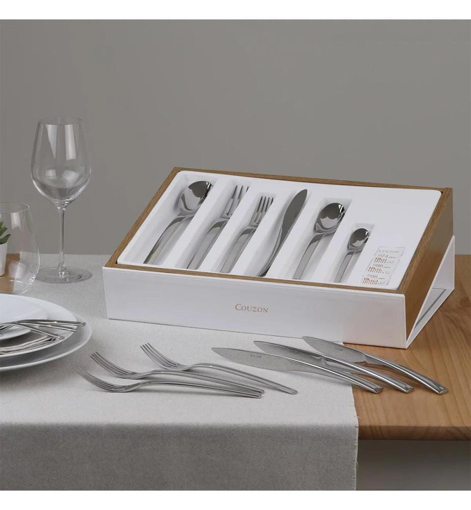 Coffre Bois - Coffret de rangement 48 à 98 couverts