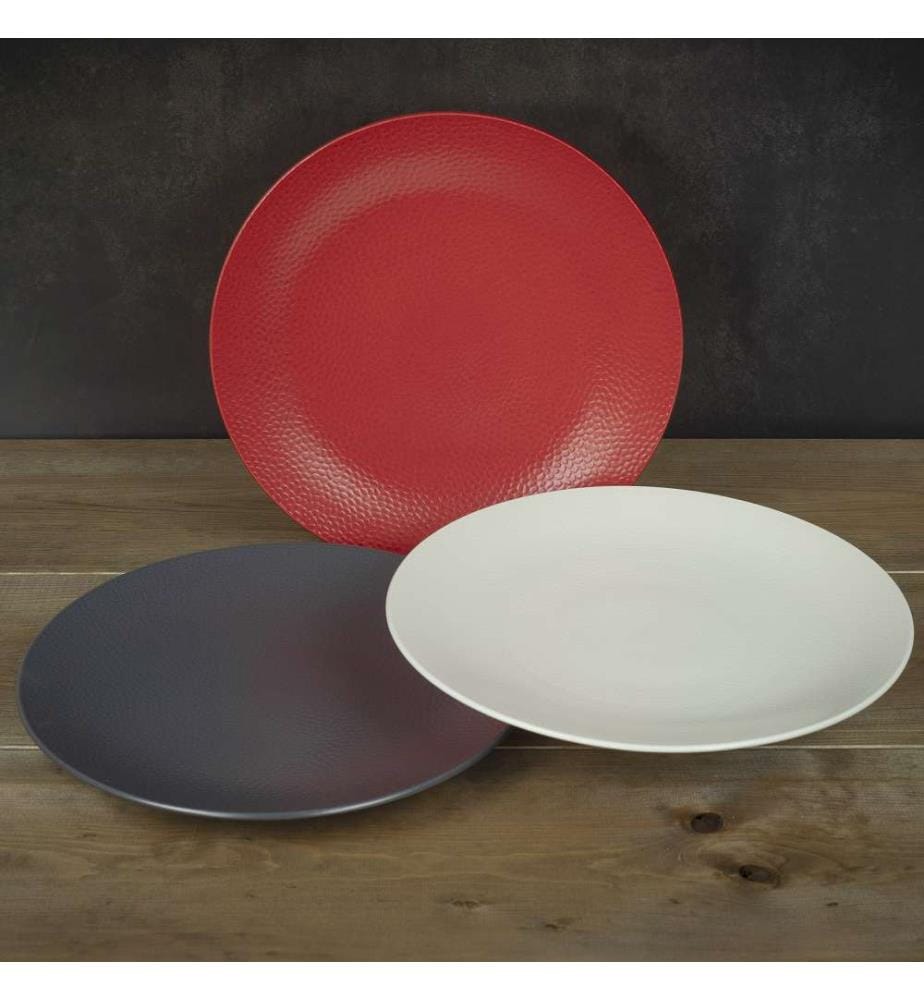 Plat rond Isola 29 cm - Gris