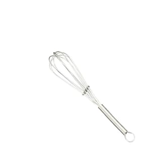 Fouet en acier inoxydable, manche en fil, 25cm