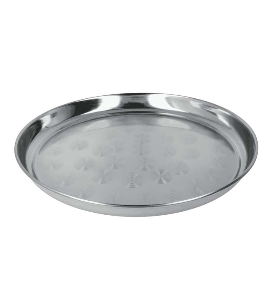 Tablett rund inox 40cm