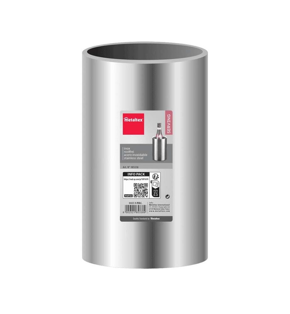 Flaschenkühler aus Edelstahl 1L