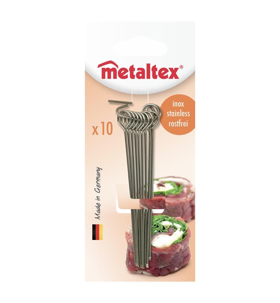 Schaschlikspiesse 10er Set - Silber