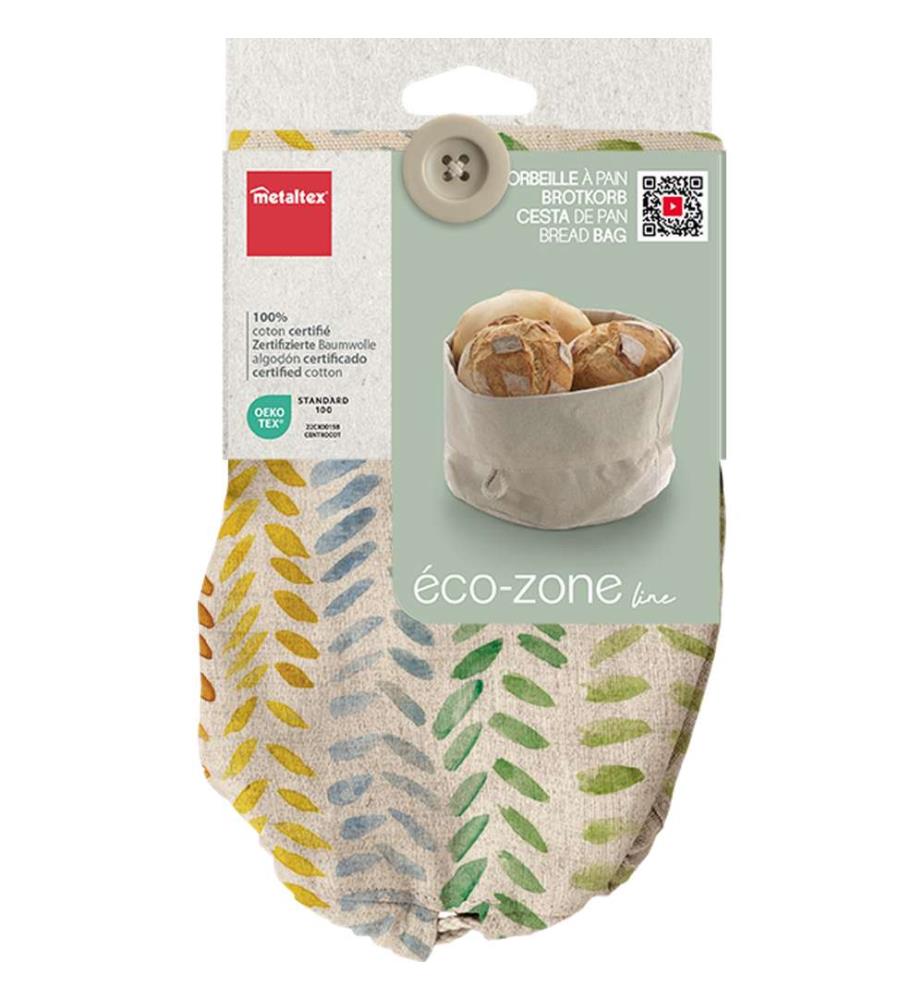 Brottasche Eco-Zone - Baumwolle 220 g/m², - 32x19h cm - Farbe Brush Strokes
