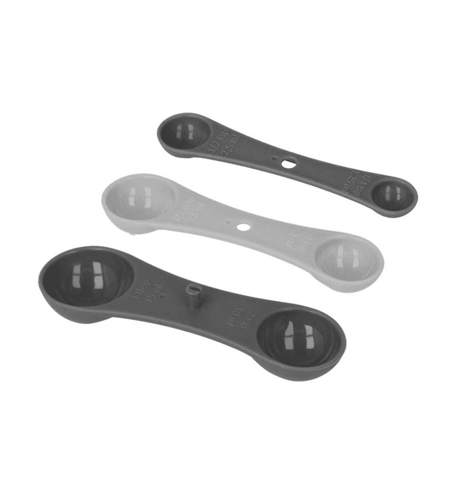 Set aus 3 Doppelmesslöffeln