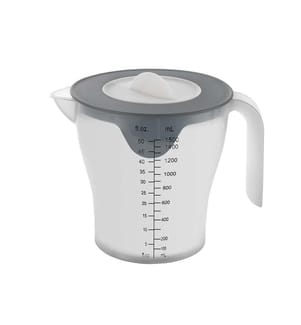 4-in-1-Messbecher mit Deckel und Filter 1,5L