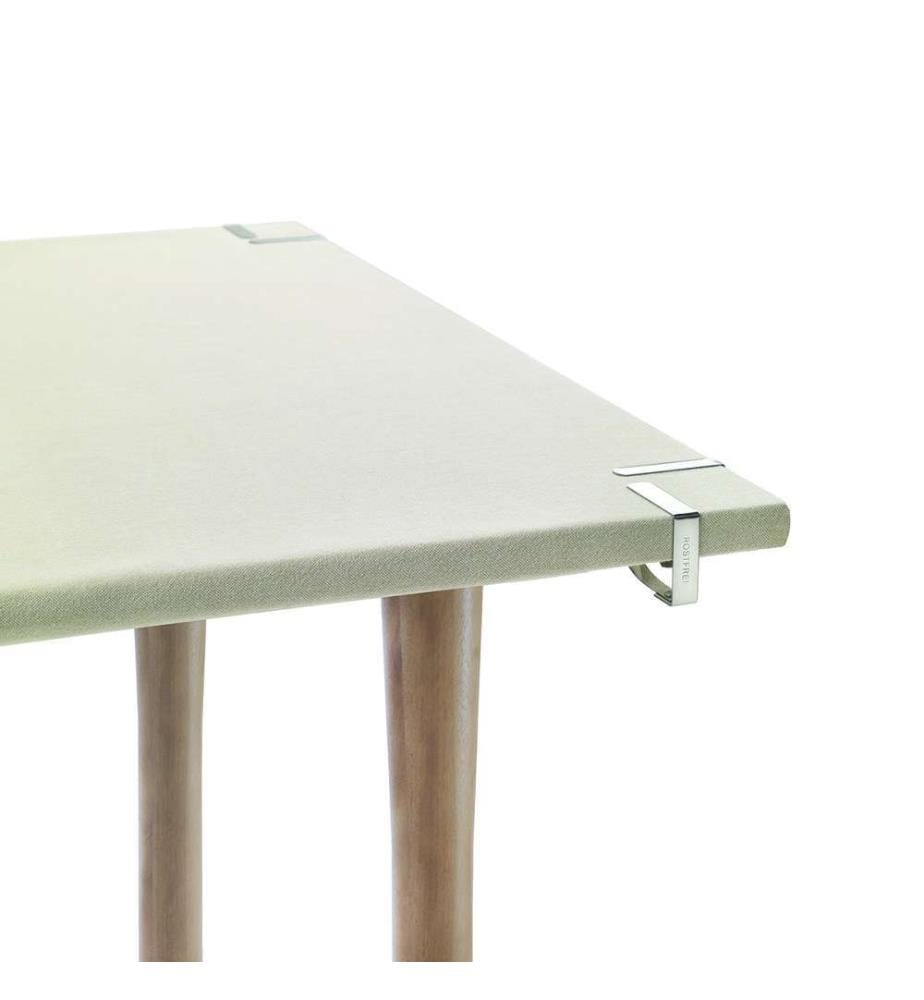 4er-Set Tischdeckenfixierer aus Edelstahl - Tisch max. 3cm