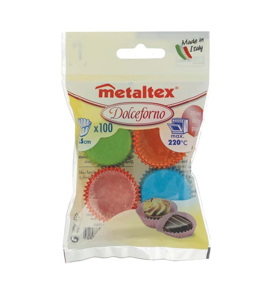 Set mit 100 Muffin-/Cupcake-Formen aus Papier Ø 6,5 cm