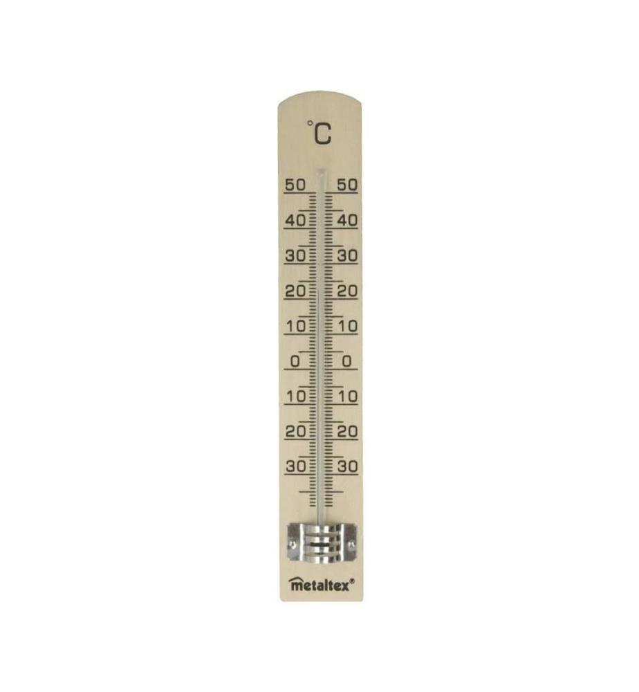 Innen-Aussenthermometer Holz
