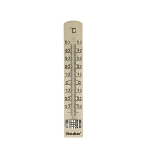 Innen-Aussenthermometer Holz