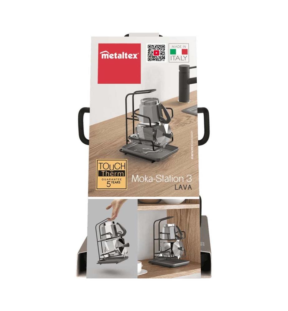 Moka Station 3 LAVA Abtropfgestell für Kaffeemaschine