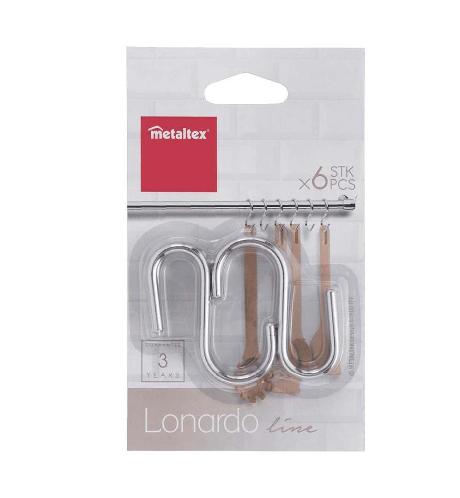 Lot de 6 crochets - Lonardo