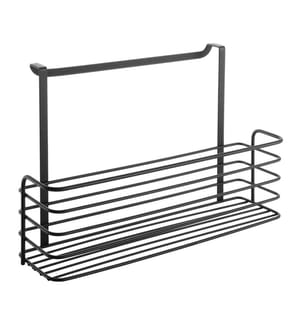 Einhängekorb "breit" "Galileo Lava" Befestigung ohne Bohren, inkl. 6 selbstklebende Eva-Pads, Touchtherm-Beschichtung mit 5 Jahren Garantie, rostfrei und langlebig, 34x12x22h cm