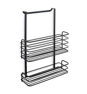 Etagere mit Körben 20 x 15 x 36 cm - Schwarz