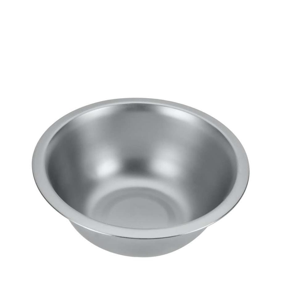 Runde Schüssel aus Edelstahl - 24cm