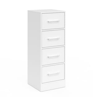 Meuble d'appoint Uma 4 tiroirs - Blanc