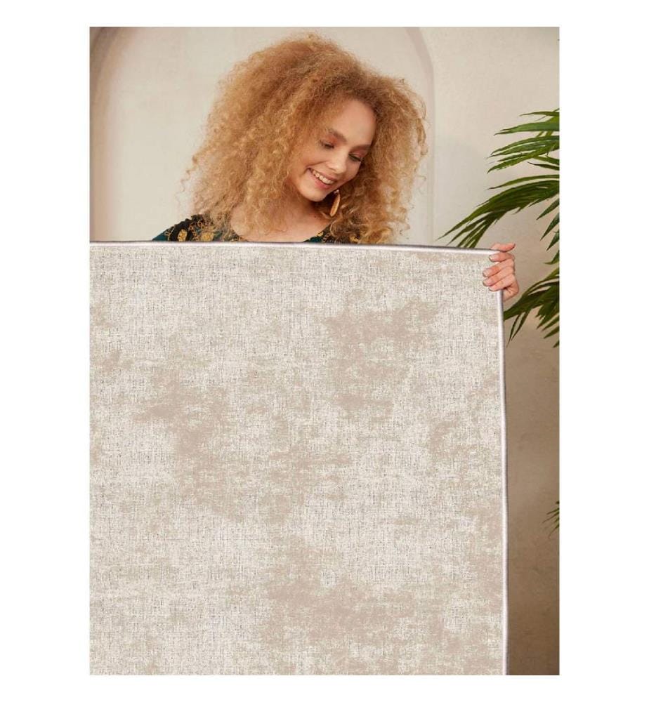 Teppich, Creme, 100% Baumwolle, 180 x 280 cm