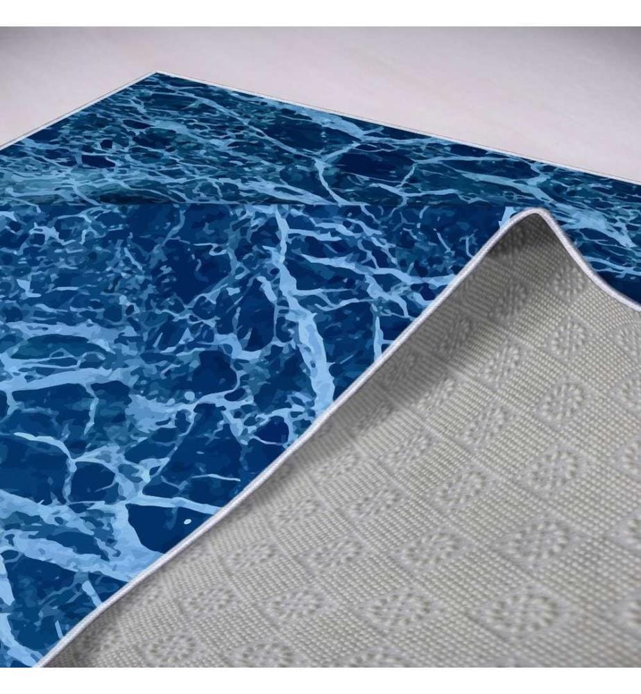 Teppich 40 × 60 cm – Blau