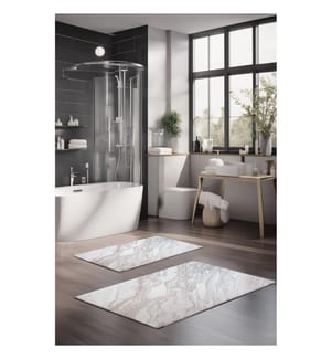 2er-Set Badematten – mehrfarbig