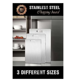 3er-Set Schneidebretter - Silber